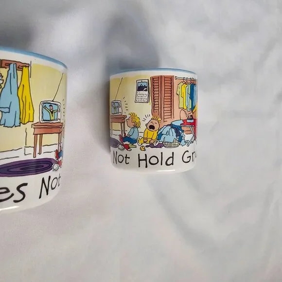 Potpourri Press 1 Corinthians 13:4-5 Love Does Not Hold Grudges Vintage Mug Set - Picture 8 of 16